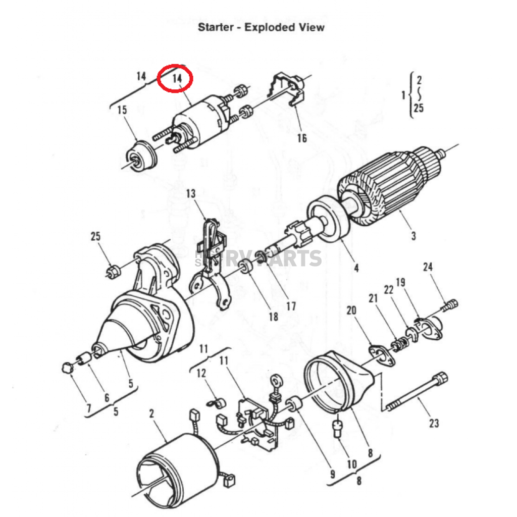 Cummins Generator Starter Switch 1852117